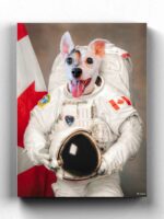 astronot köpek tablo