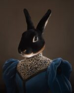 tavşan tasarımlı tablo