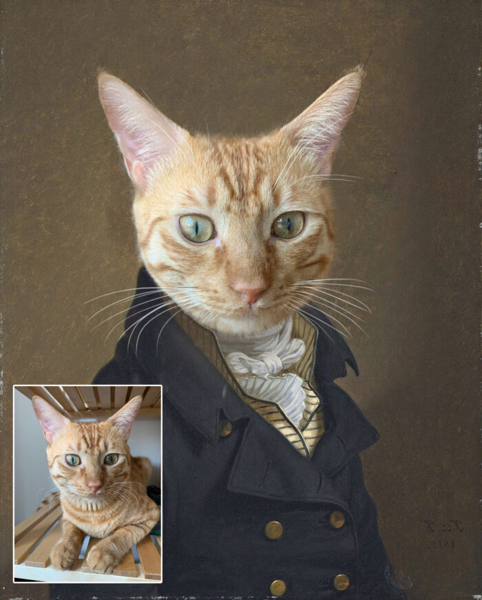 erkek sarman kedi asil bey tablosu