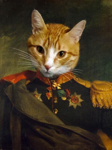 kişiye özel kedi tasarımlı tablo