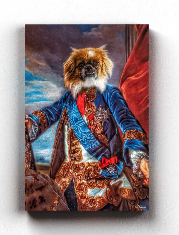 özel tasarım denizci pekingese köpek pet kanvas