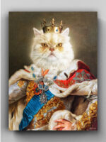 beyaz kral kedi