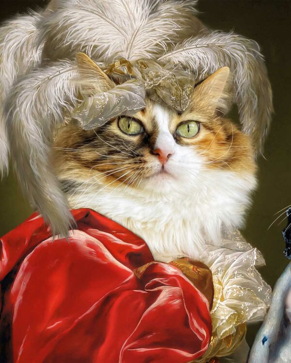 kraliçe elizabeth kedi kostüm