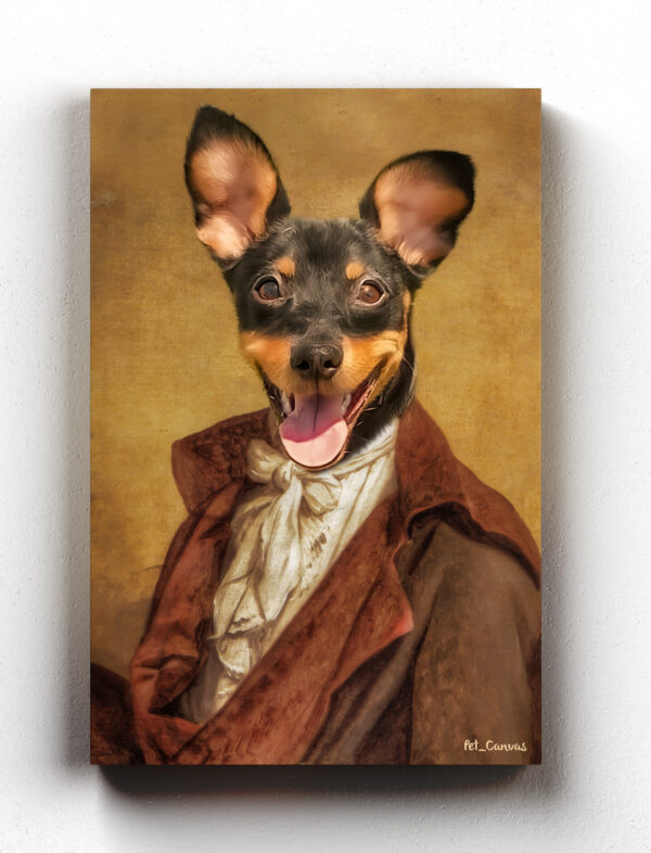 rönesans temalı evcil köpek tablo