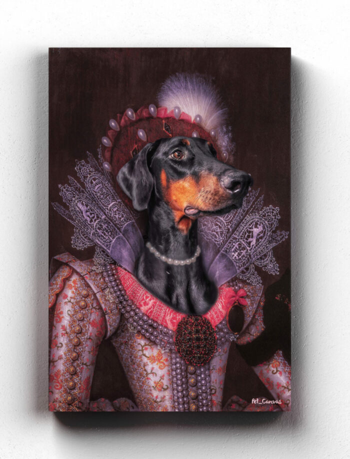Pembe Kraliçe köpek tasarımı