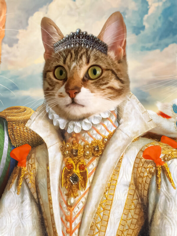 tekir kedi kraliçe tablosu