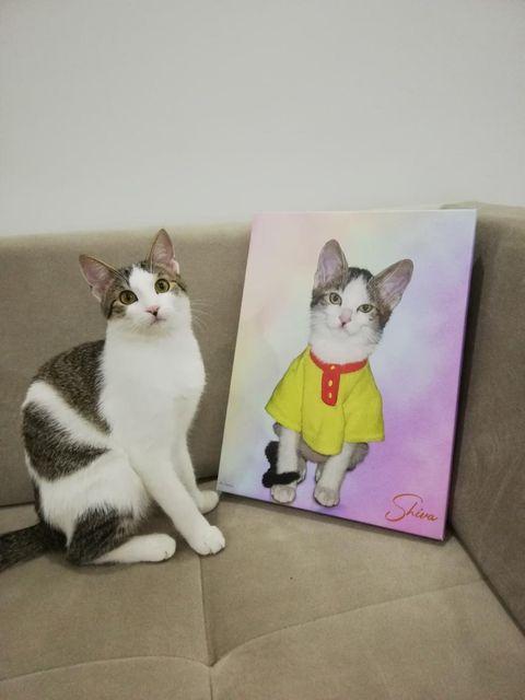 pembe kedi tablosu