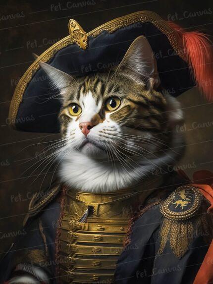 Le chat général royal
