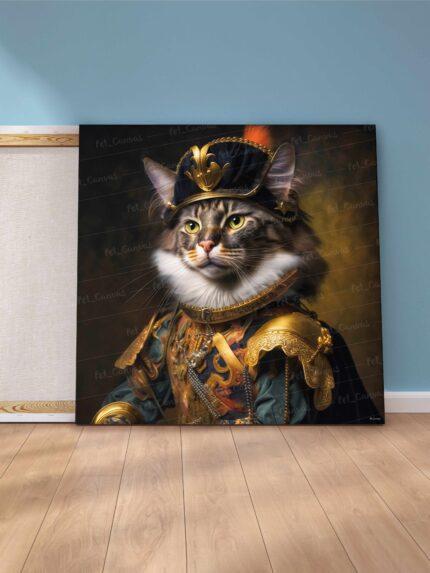 The Maine Coon General Canvas