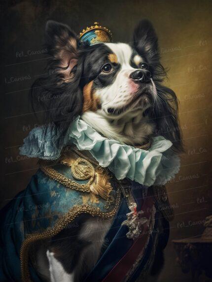Le chien royal majestueux