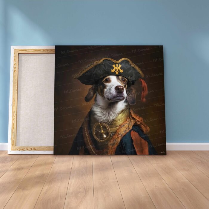 The Pirate Jack Russel canvas