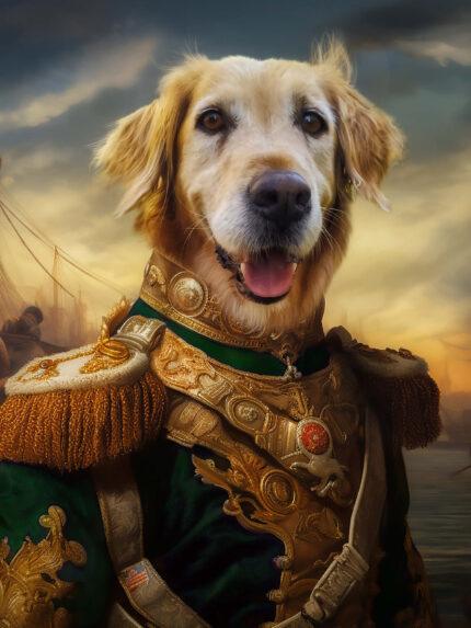 The Royal Admiral – Custom Design Pet Canvas